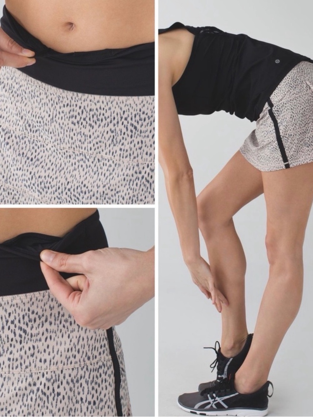 Lululemon Pace Rival II Skirt Dottie Dash Grain Size 8 - Picture 3 of 11